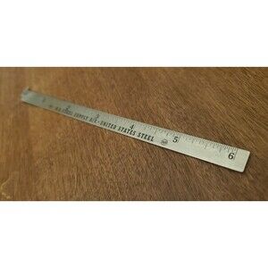Vtg US Steel Rivet Bolt Grip Number Gauge Ruler Hook United States
